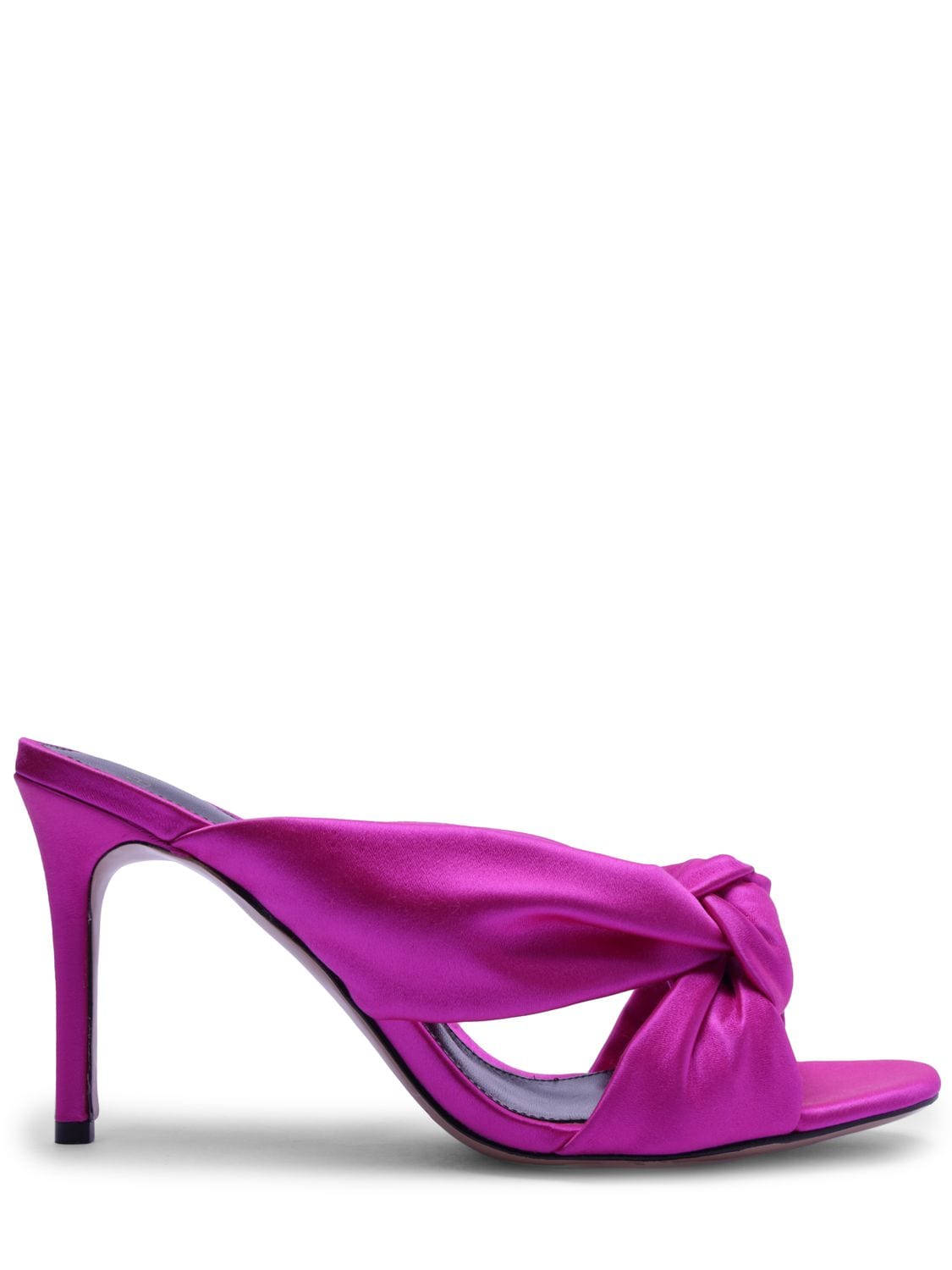 Alexandre Birman Women's Kacey 85mm Satin Sandals In Neon Pink