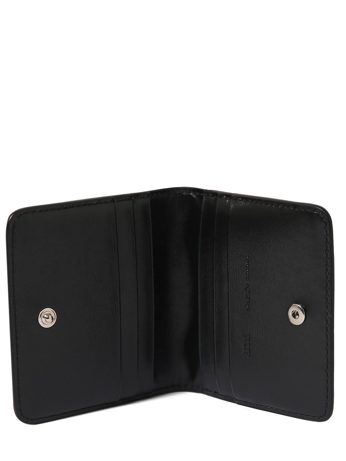 Shop Ami Alexandre Mattiussi Adc Card Holder W/ Strap In Black