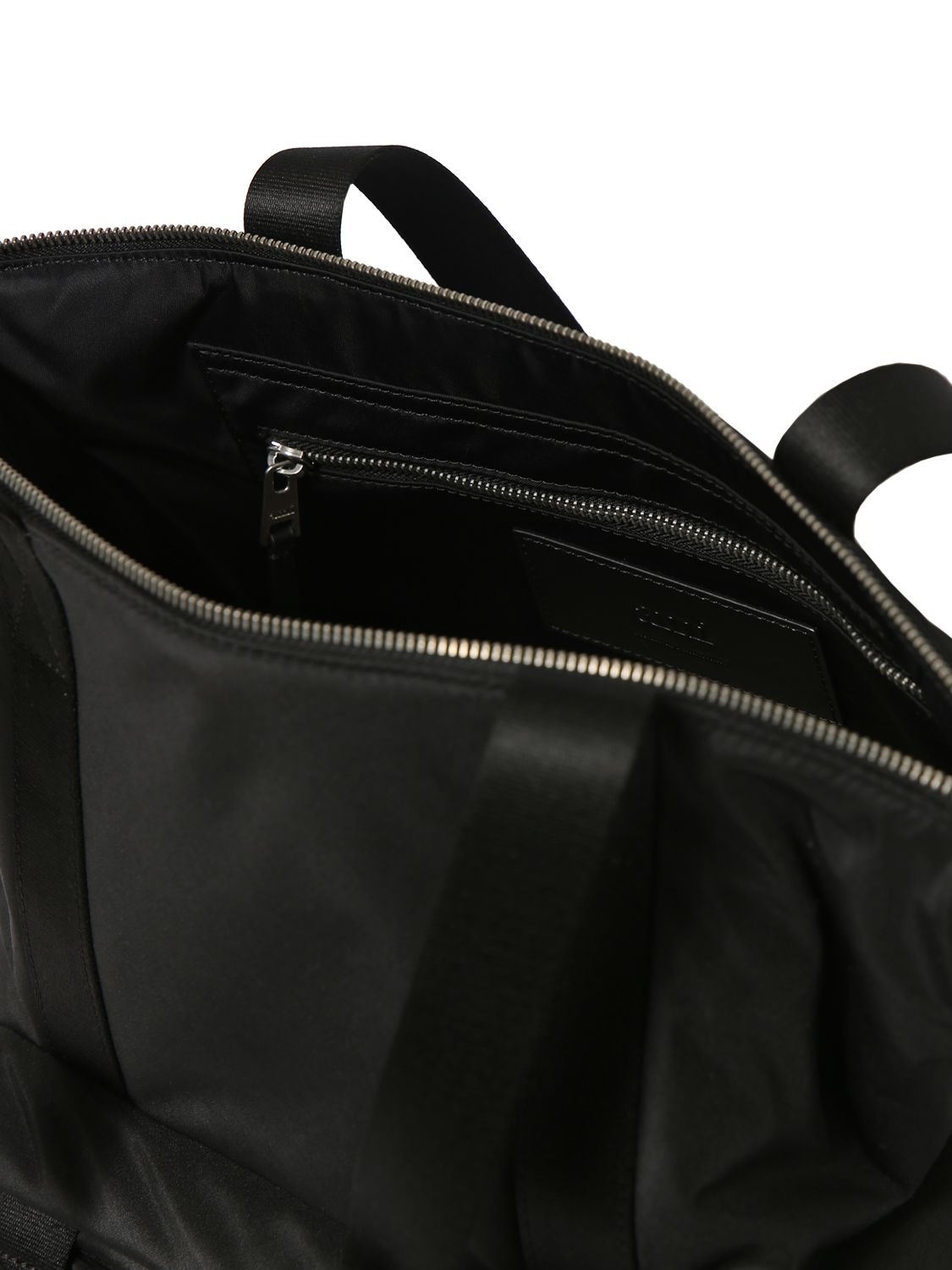 Shop Ami Alexandre Mattiussi Adc Logo Tote Bag In Black