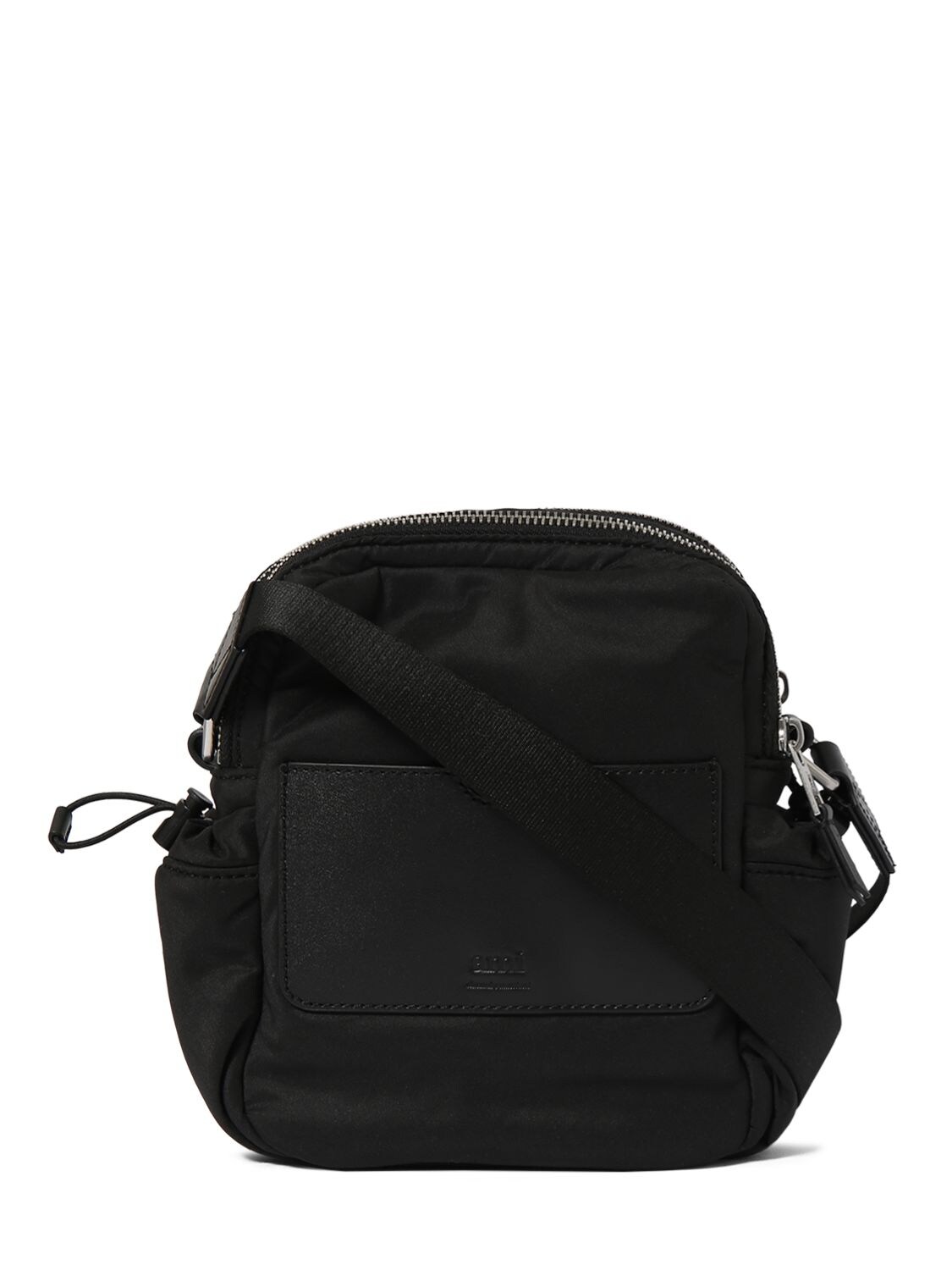 Shop Ami Alexandre Mattiussi Adc Crossbody Bag In Black