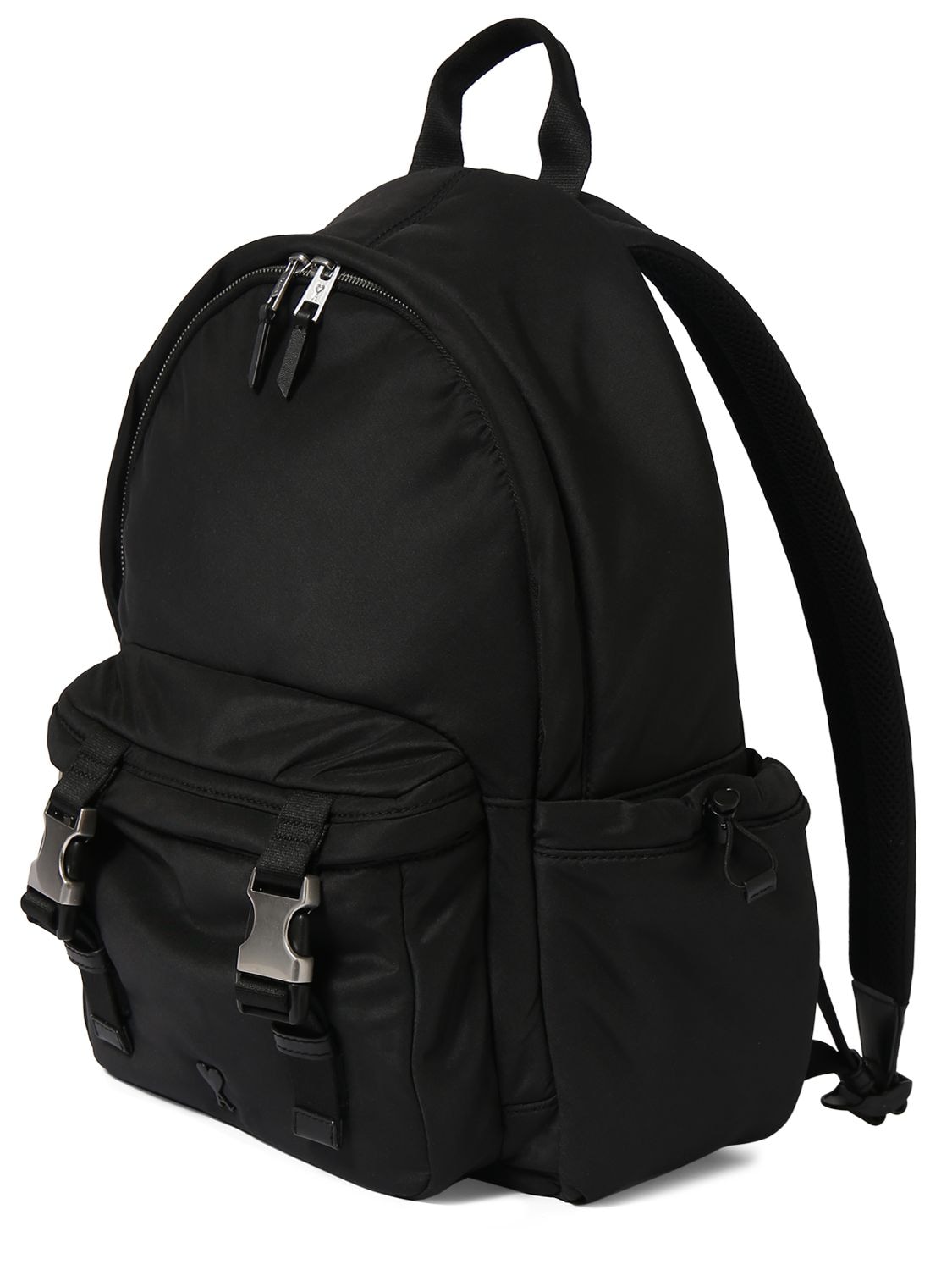 Shop Ami Alexandre Mattiussi Adc Zipped Bomber Backpack In Black