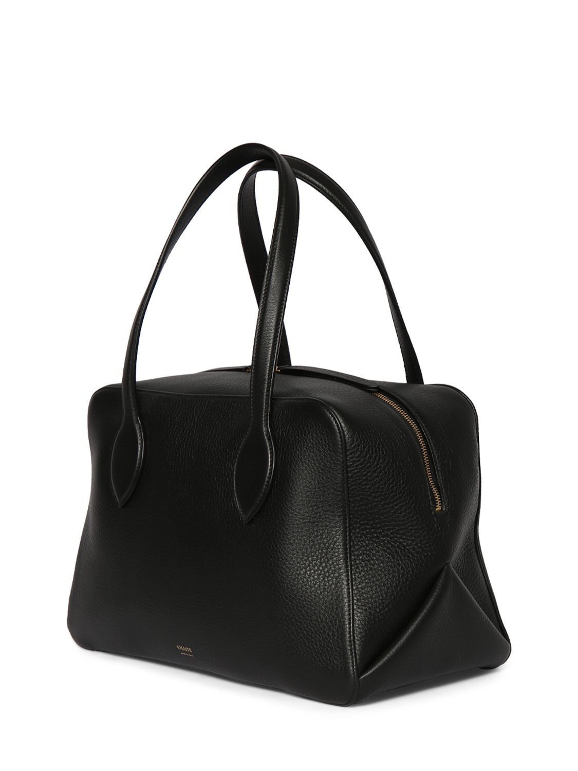 Shop Khaite Medium Maeve Leather Handbag In Black