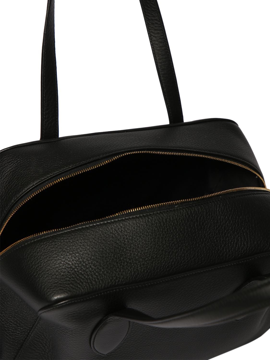 Shop Khaite Medium Maeve Leather Handbag In Black