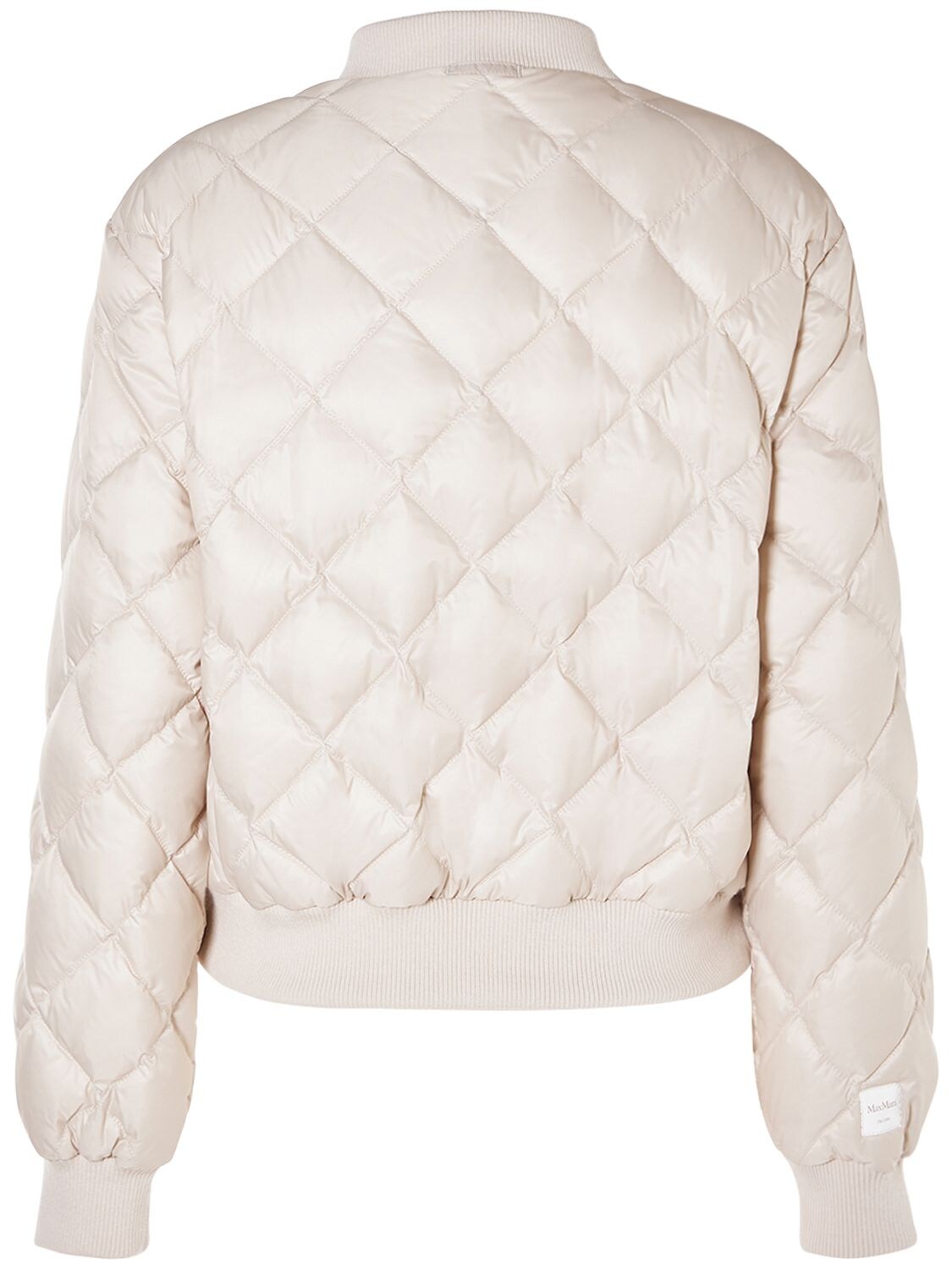 Shop Max Mara Bsoft Tech Reversible Cropped Jacket In Sand