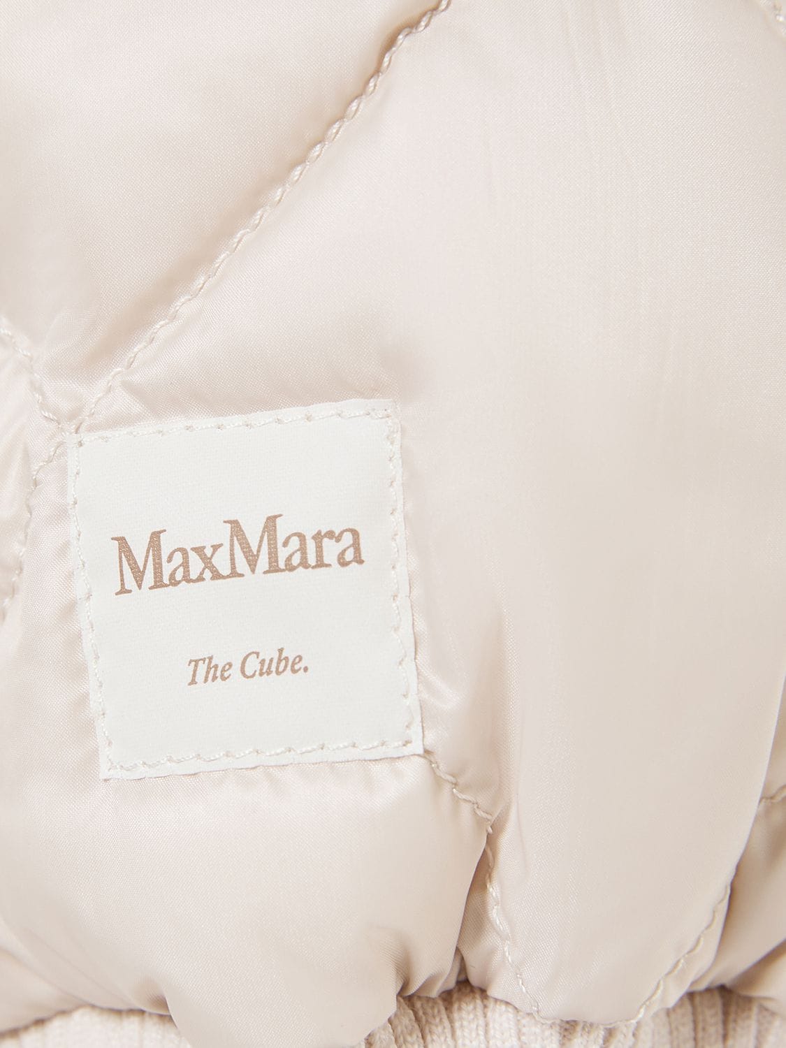 Shop Max Mara Bsoft Tech Reversible Cropped Jacket In Sand