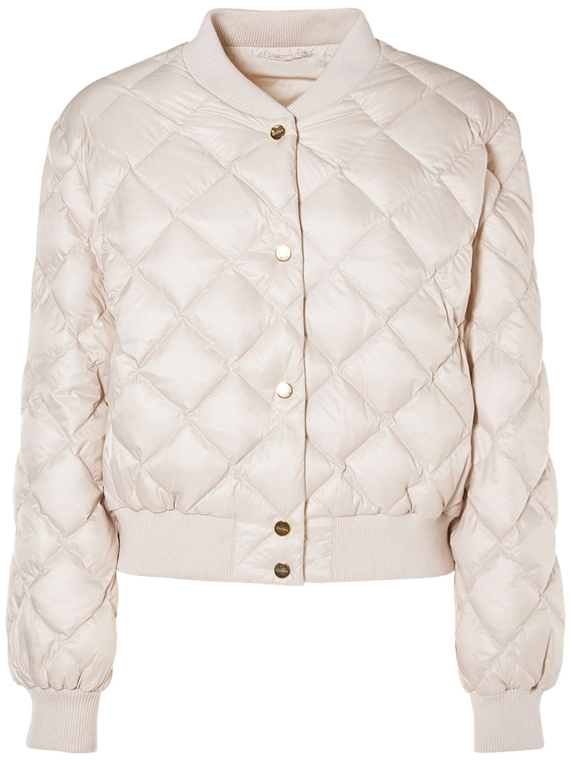 Max Mara Bsoft Tech Reversible Cropped Jacket In Sand