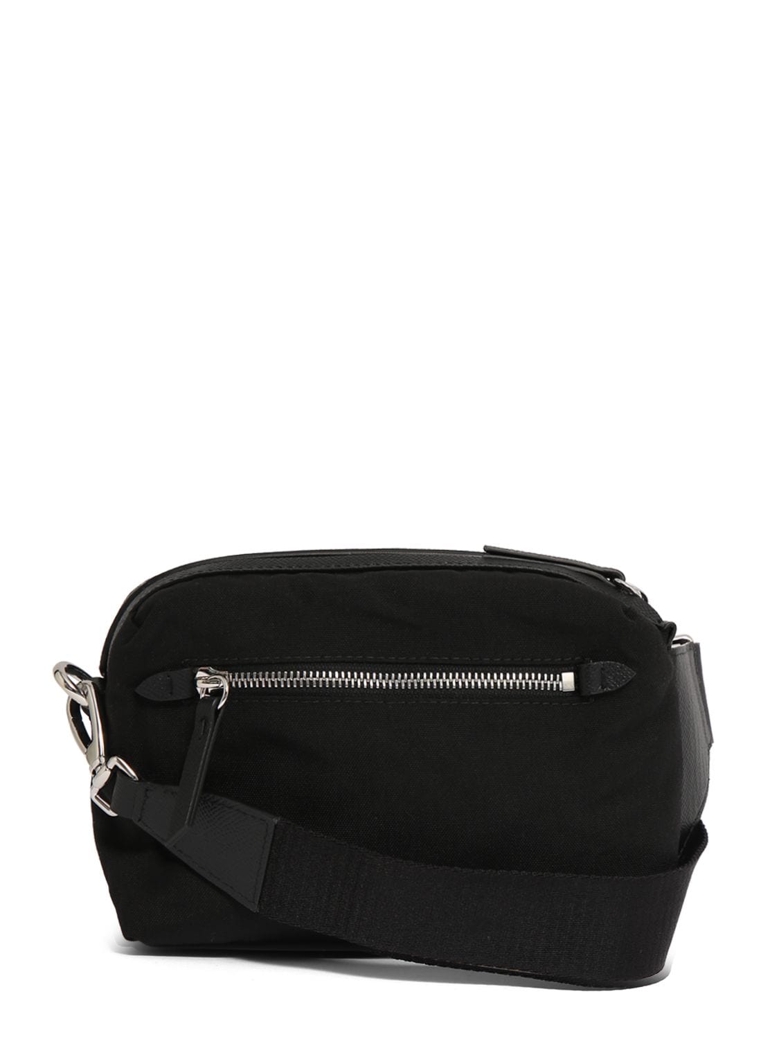 Shop Maison Margiela Glam Slam Cordura Crossbody Bag In Black
