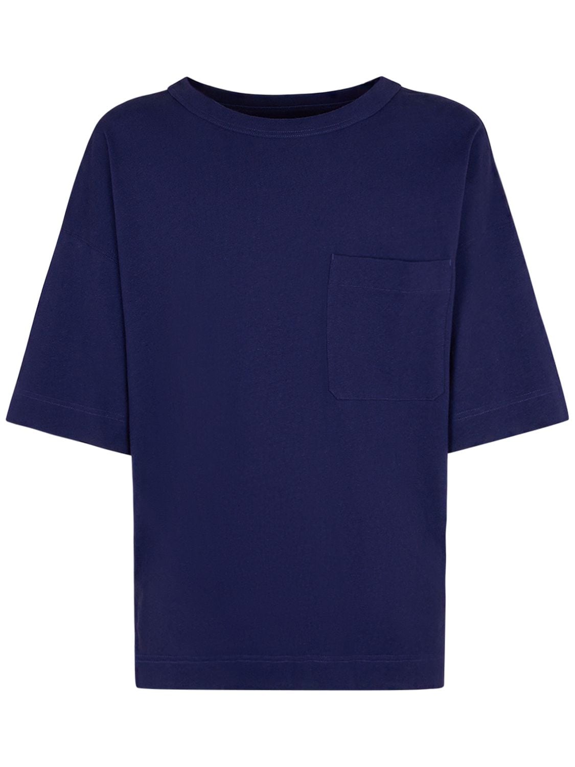 Image of Boxy Cotton & Linen T-shirt