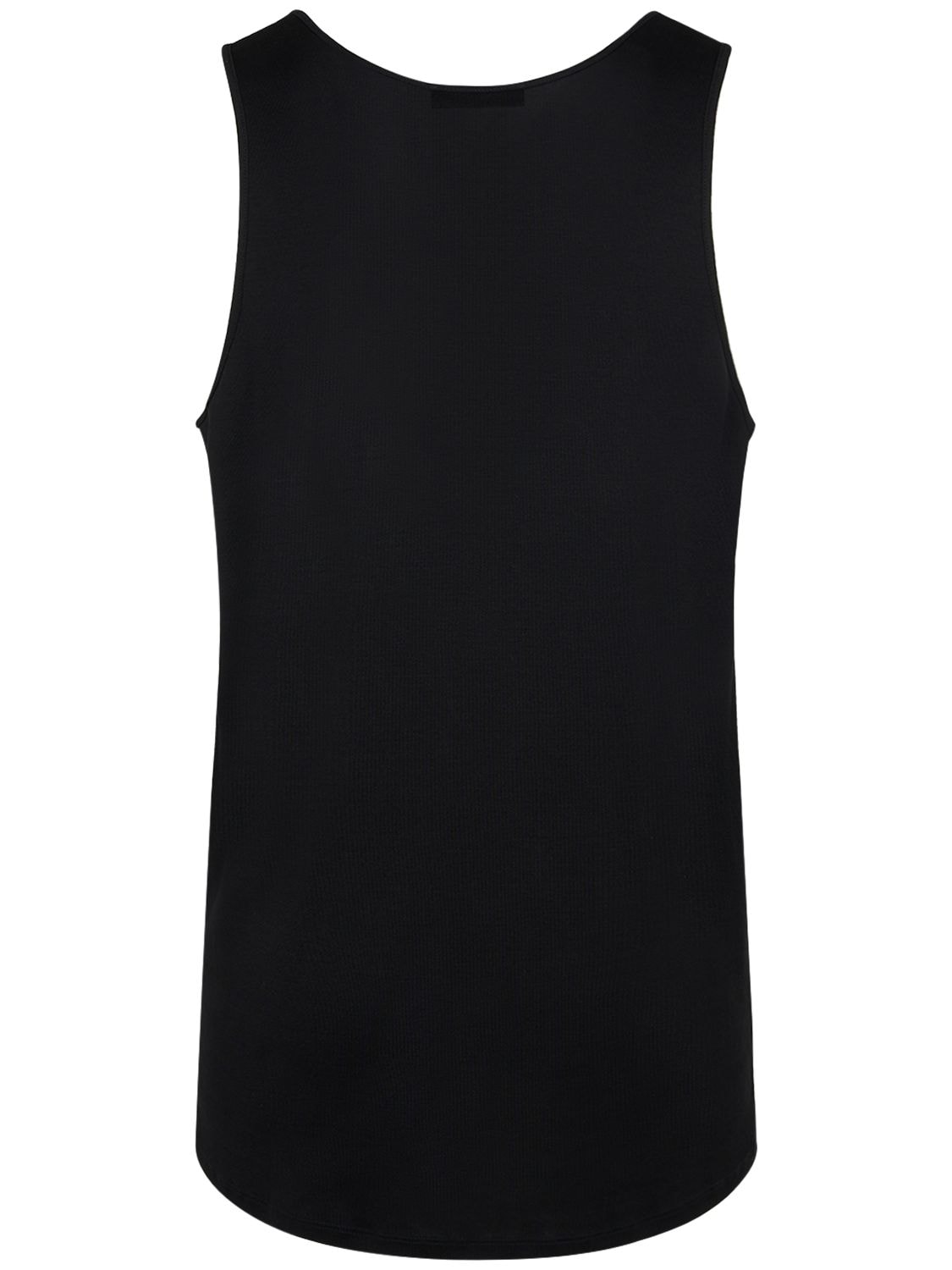 Shop Lemaire Cotton Rib Tank Top In Black