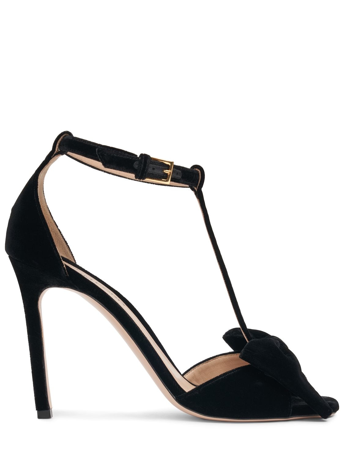 Shop Tom Ford 105mm Brigitte Patent Leather Sandals In Black