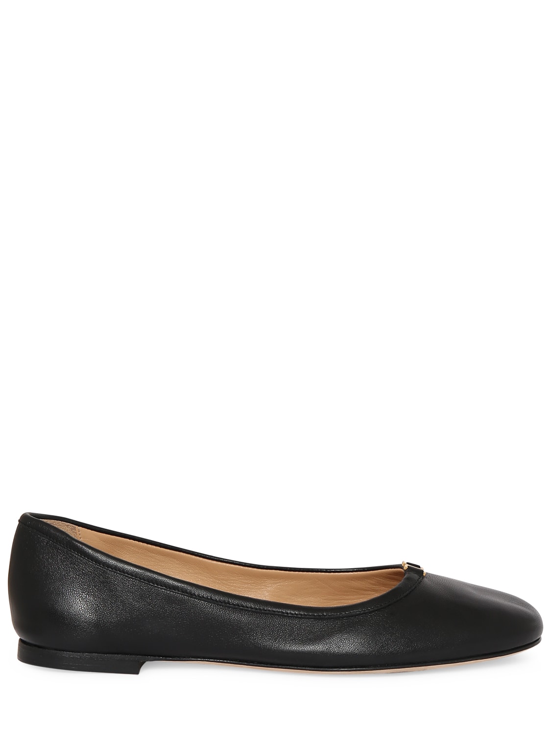 Image of 10mm Marcie Leather Ballerina Flats