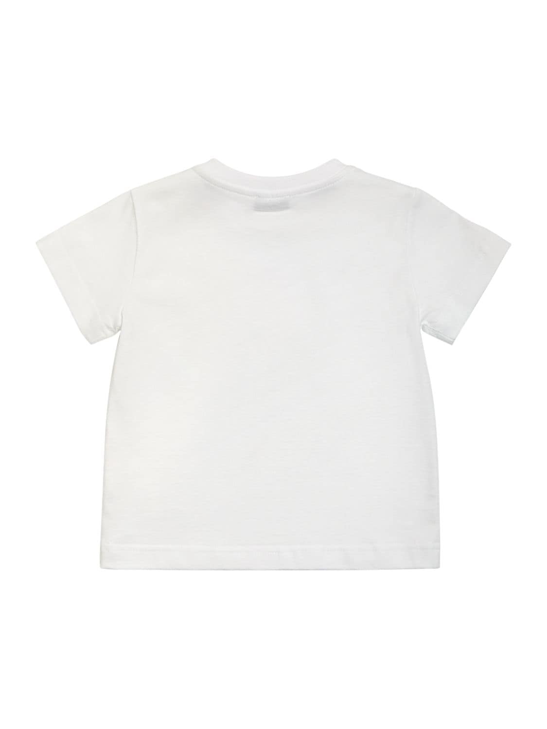 Shop Il Gufo Cotton Jersey T-shirt & Seersucker Short In White,beige