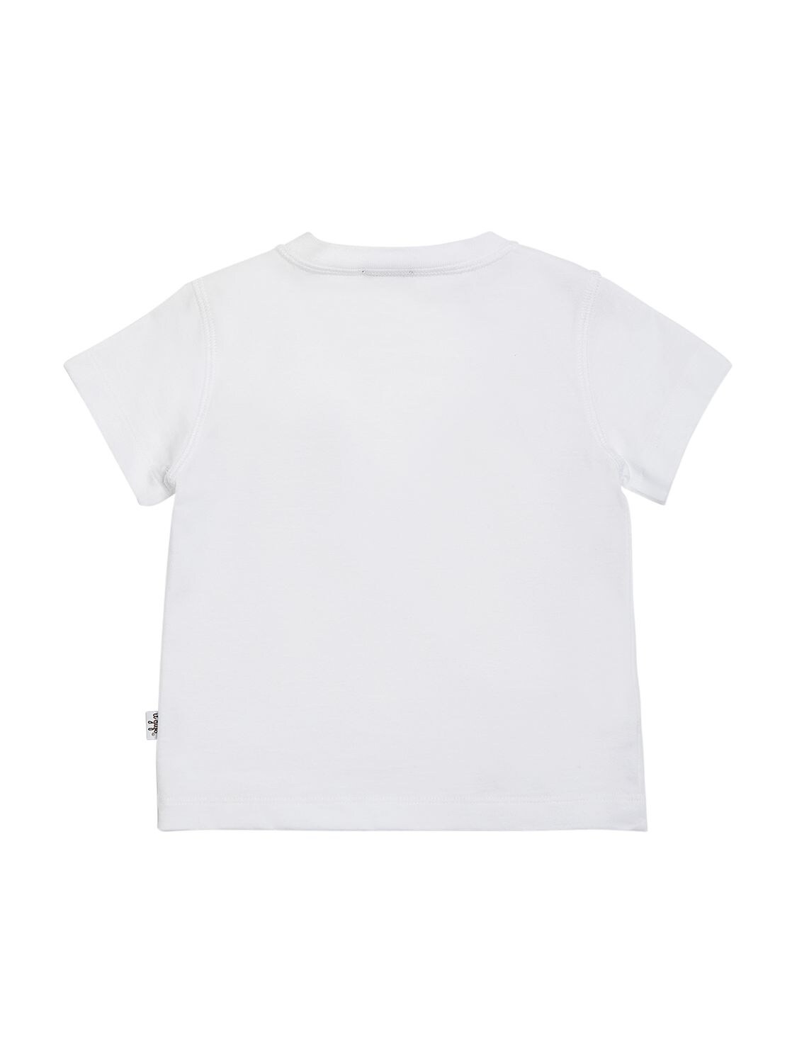 Shop Il Gufo Cotton Jersey T-shirt & Seersucker Short In White,brown