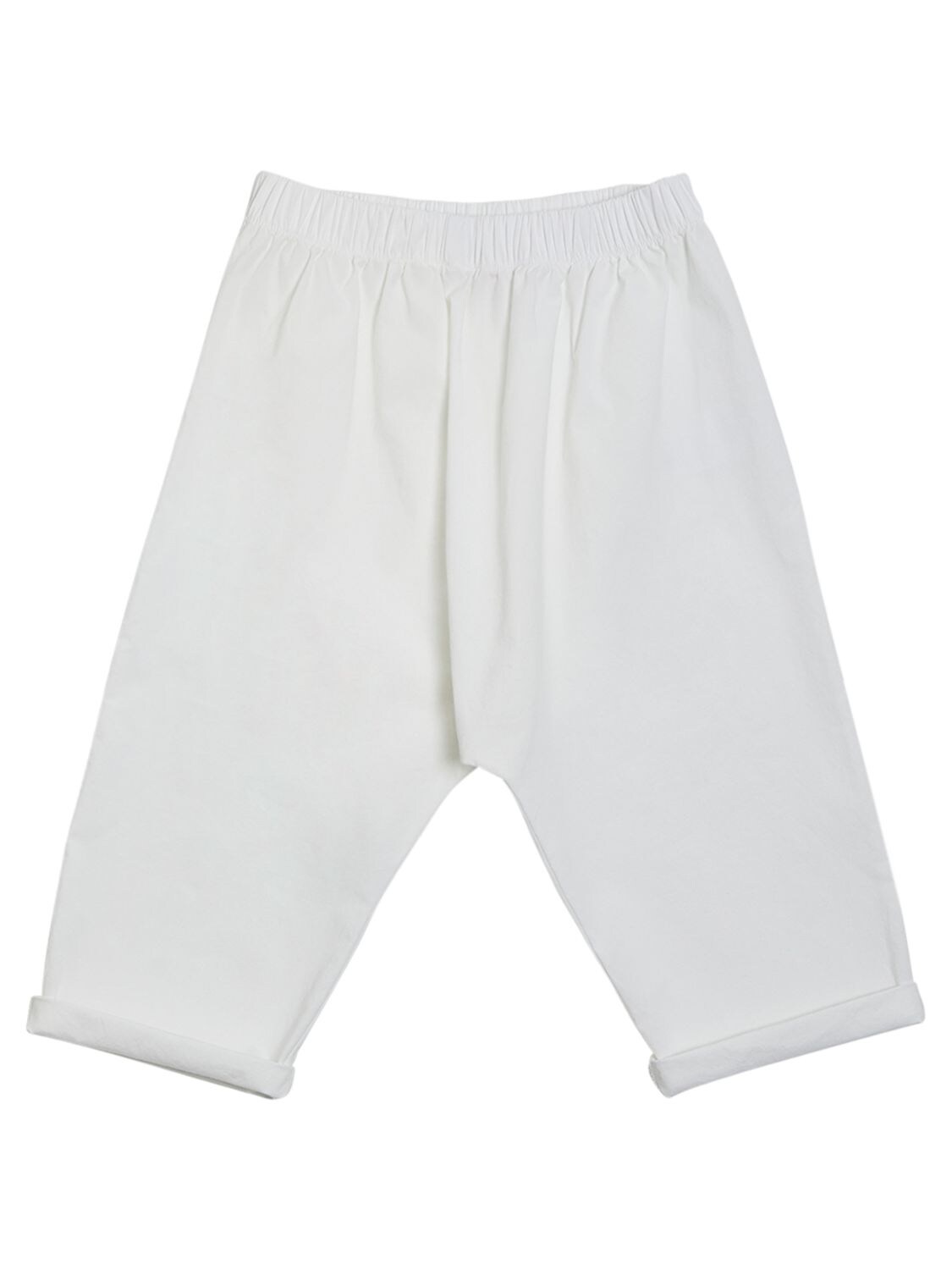Shop Il Gufo Cotton Seersucker Shirt & Poplin Pants In White,blue