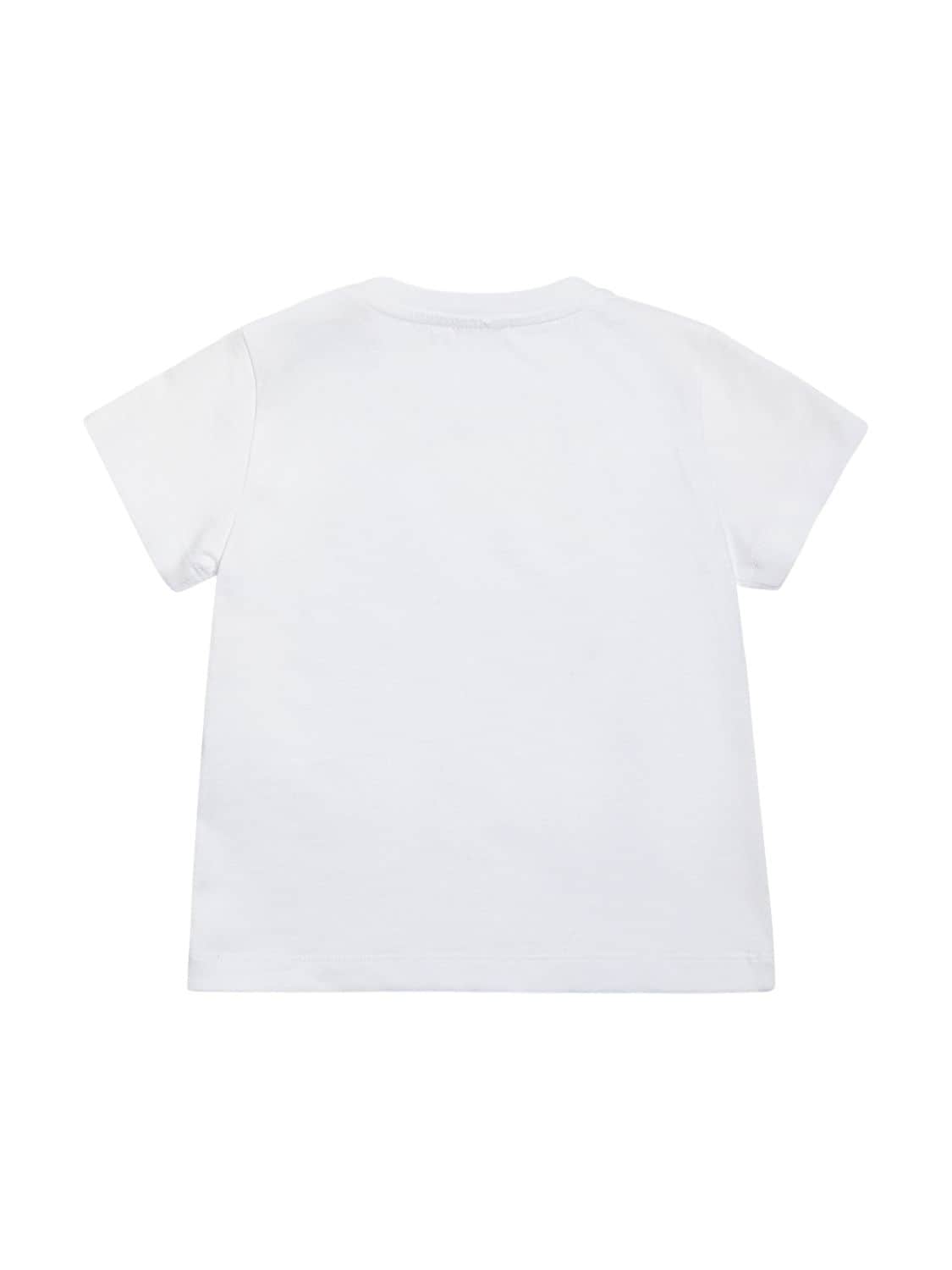 Shop Il Gufo Cotton Jersey T-shirt & Shorts In White,navy