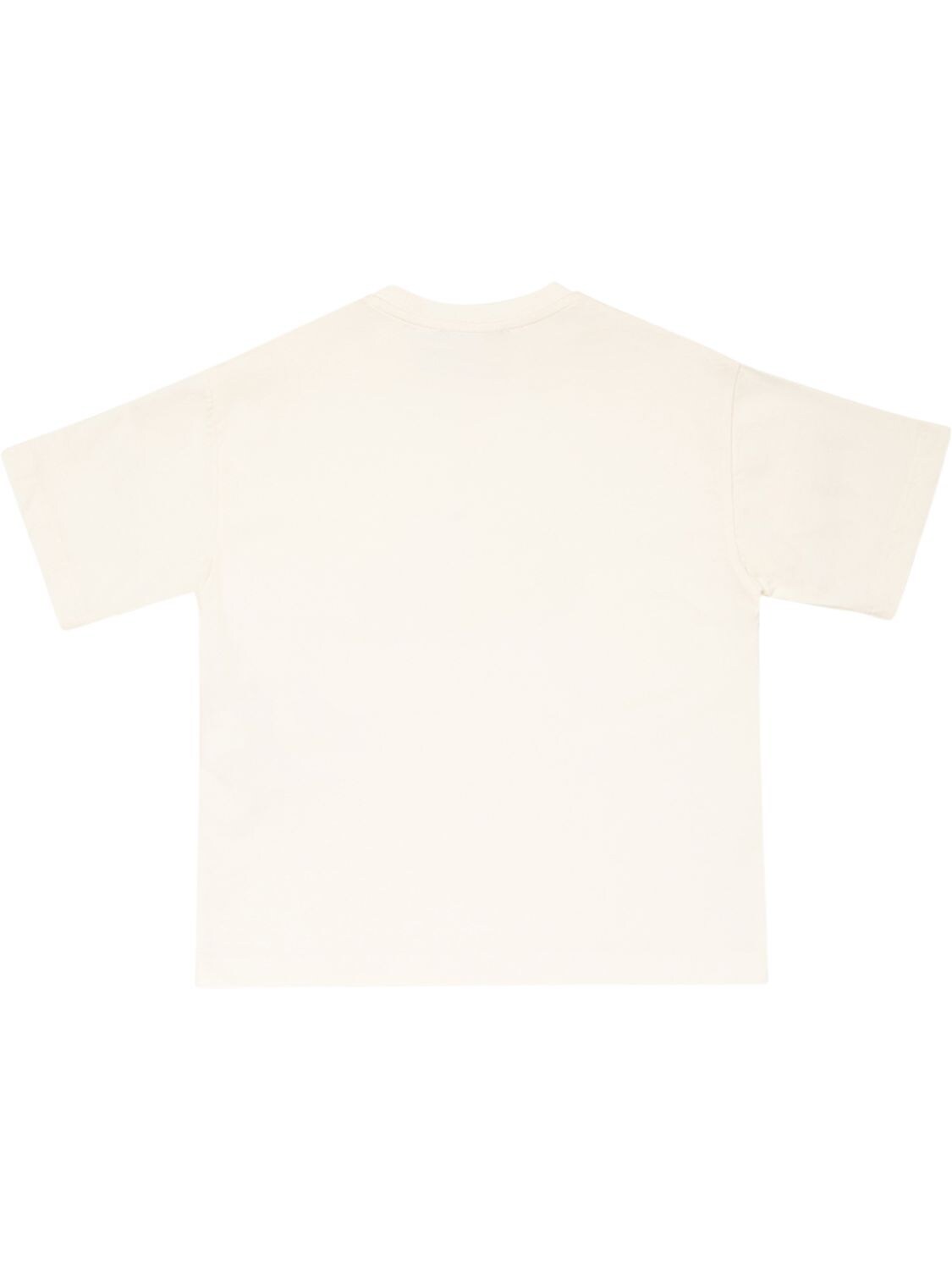 LOGO刺绣棉质平纹针织T恤