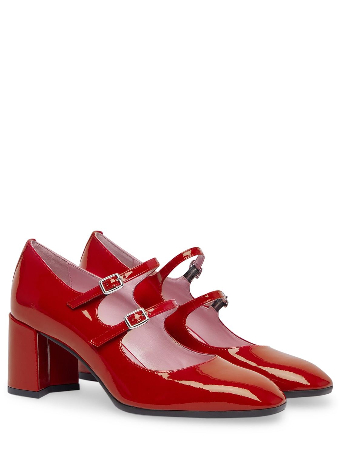 Shop Carel 60mm Alice Patent Leather Pumps In Red