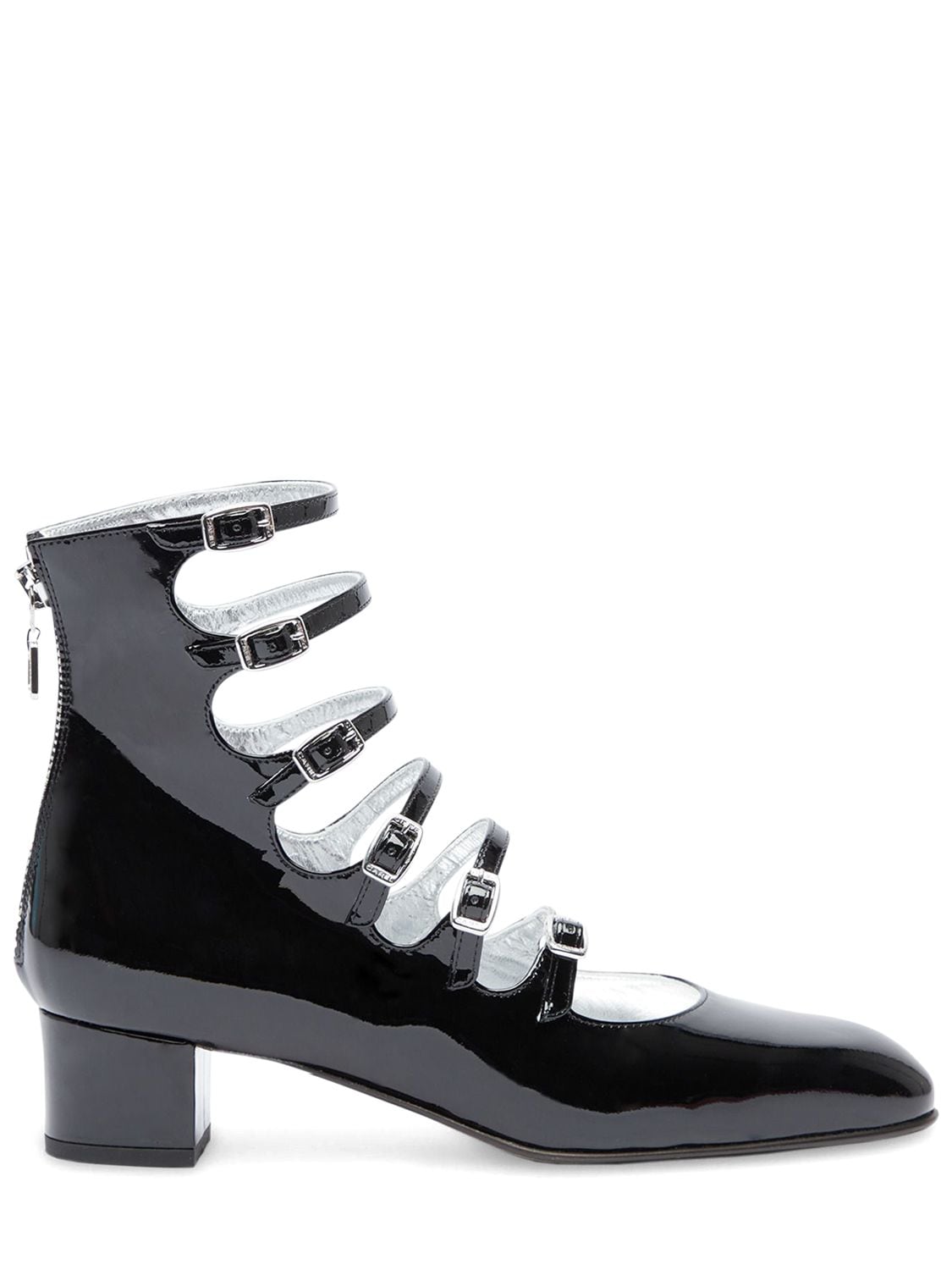 Shop Carel 40mm Xena Patent Leather Mary Janes In Black