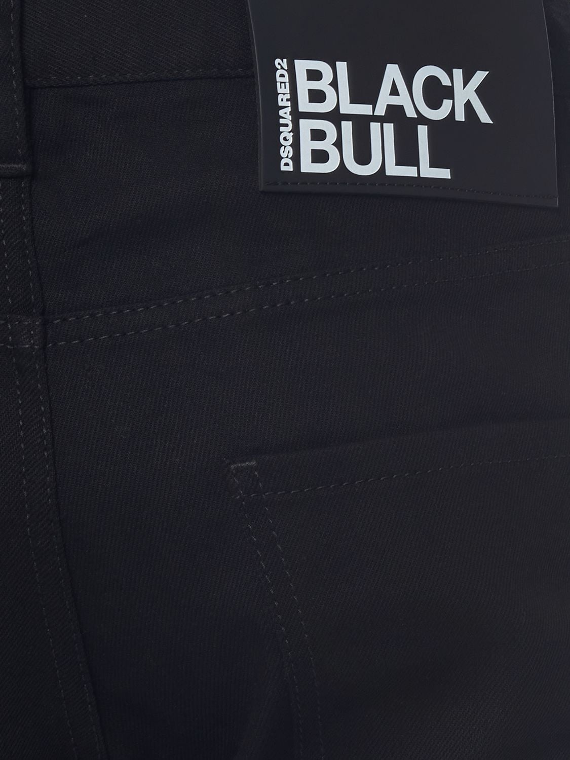 Shop Dsquared2 Skater Black Bull Denim Jeans