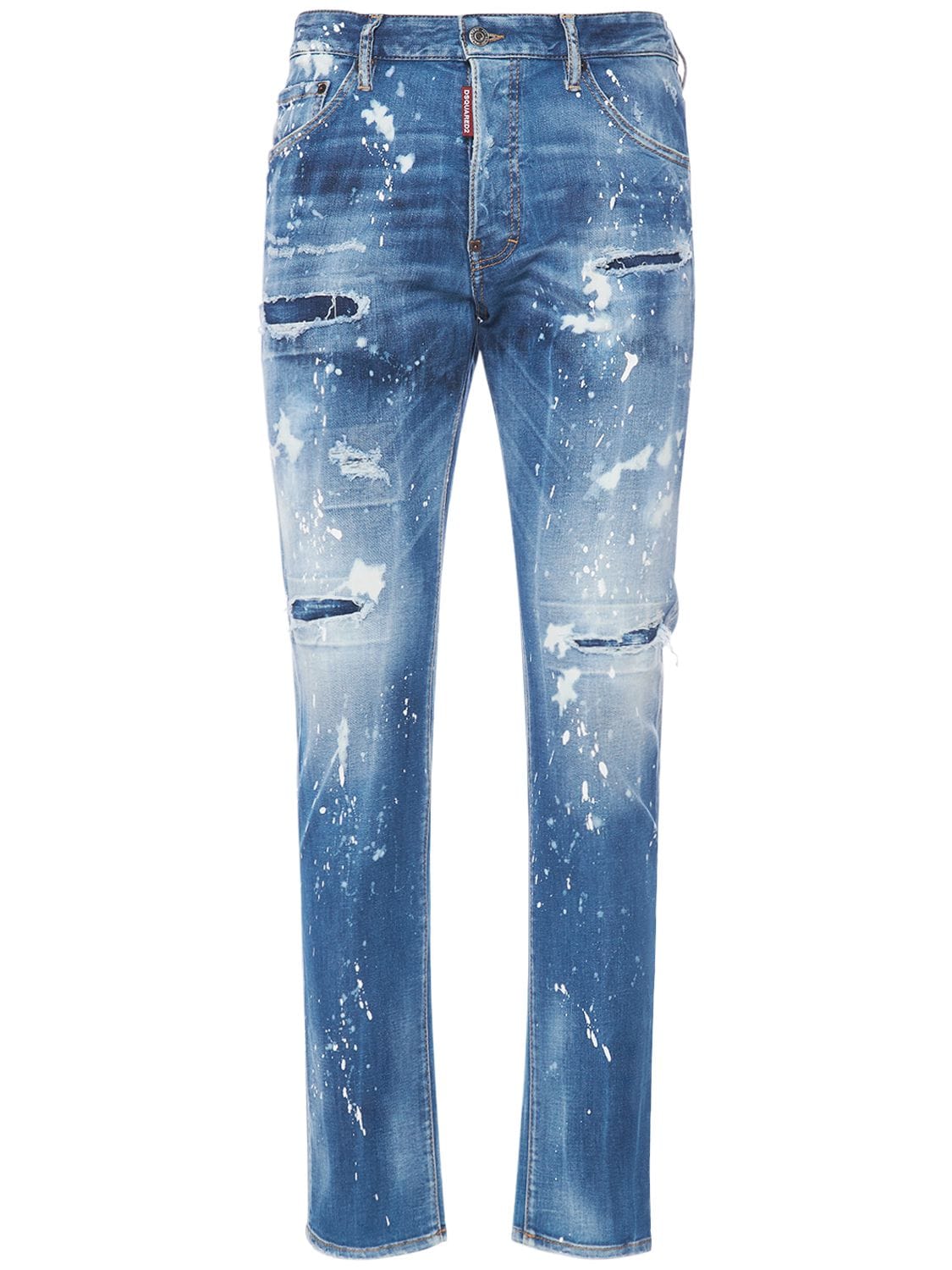 Dsquared2 Cool Guy Stretch Cotton Denim Jeans In Blue