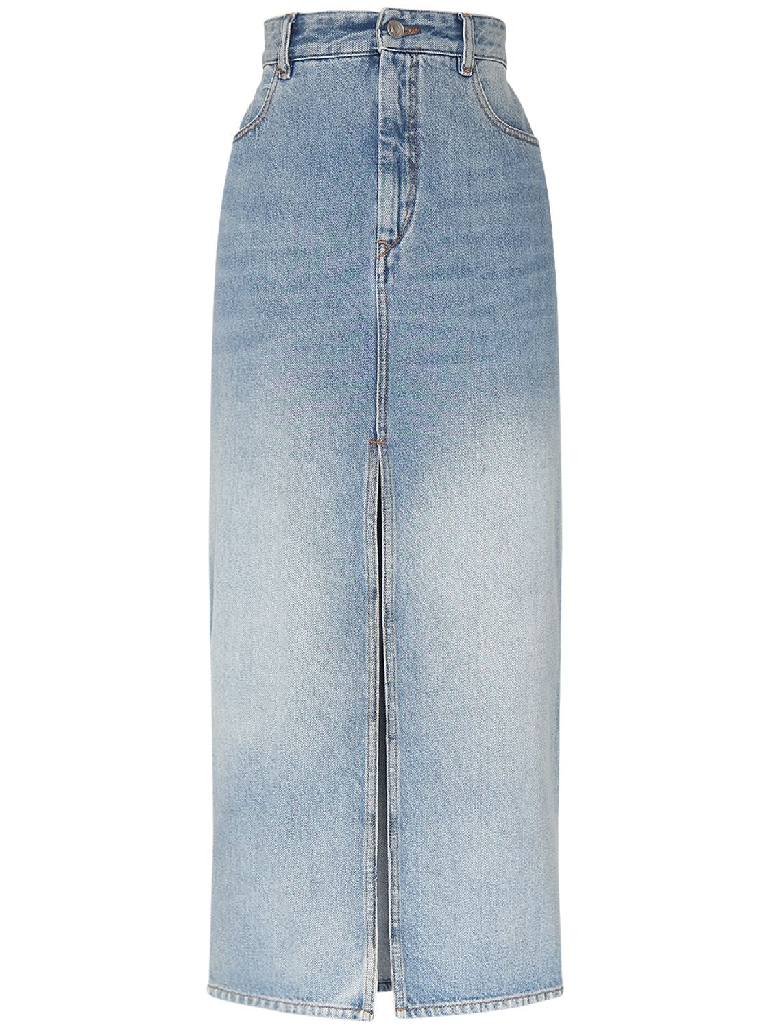 Isabel Marant Julicia Skirt In Ice Blue