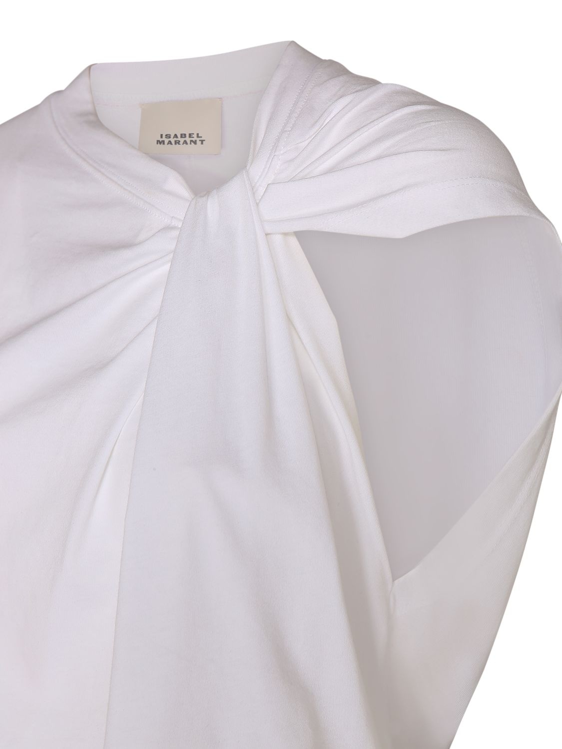 Shop Isabel Marant Nayda Cotton T-shirt In White