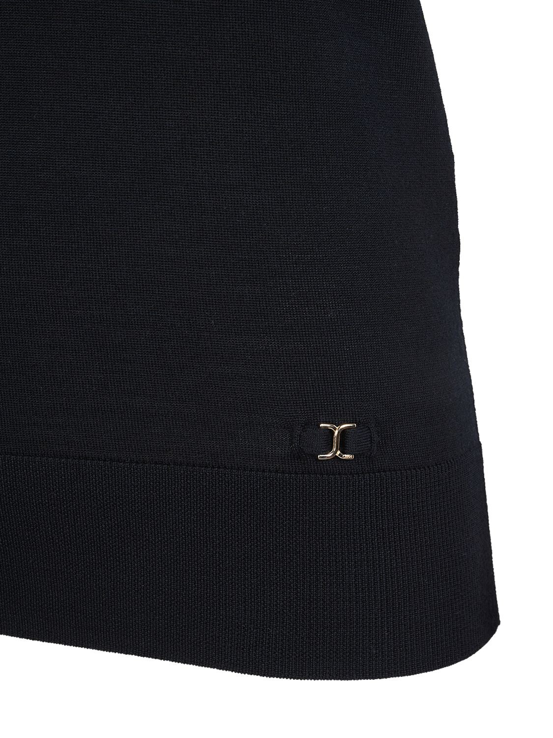 Shop Chloé Wool Knit Sleeveless Top In Black