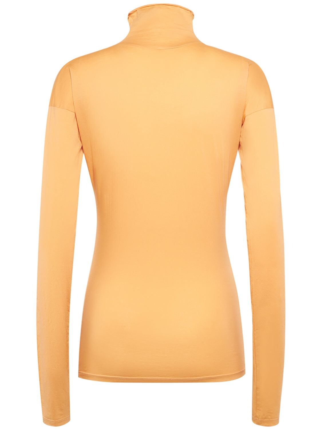 Shop Lemaire Cotton Jersey Top In Fresh Peach