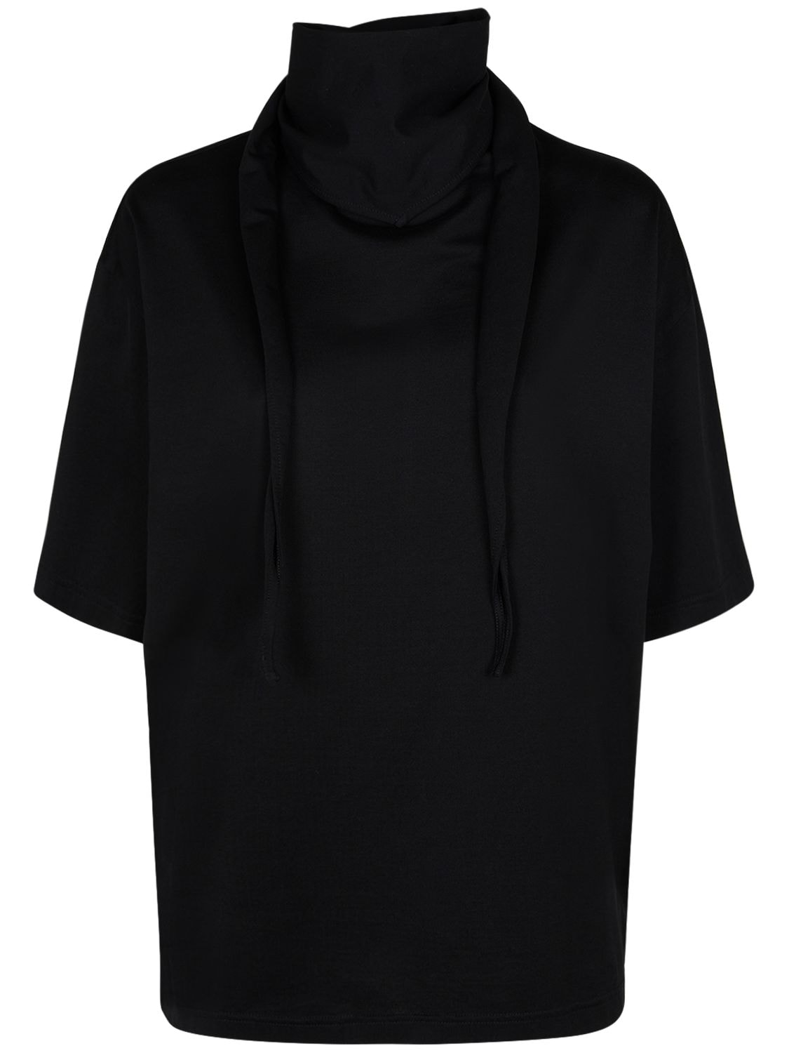 Image of Cotton T-shirt W/ Scarf