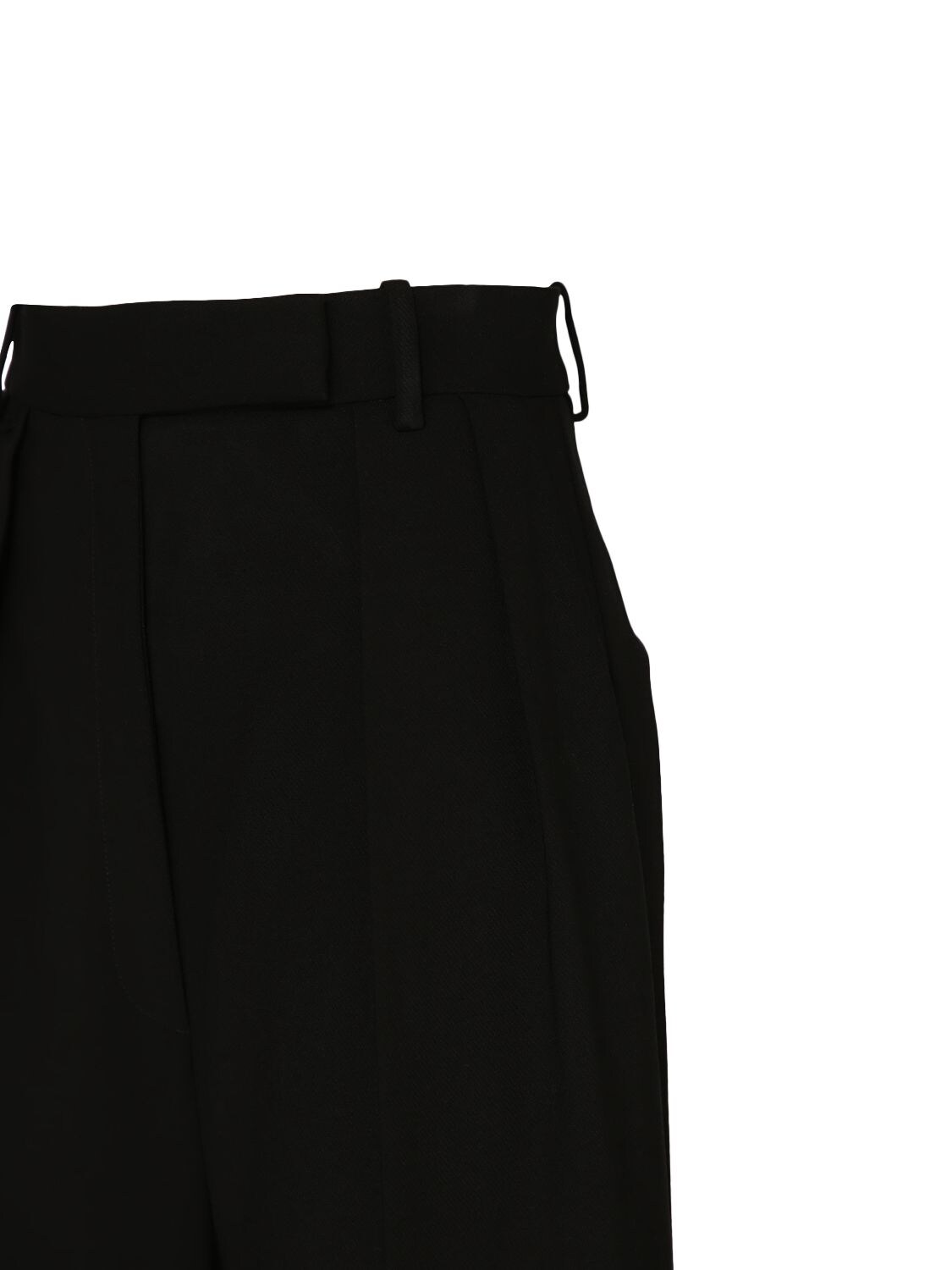 Shop Khaite Cessie Viscose Blend Pants In Black