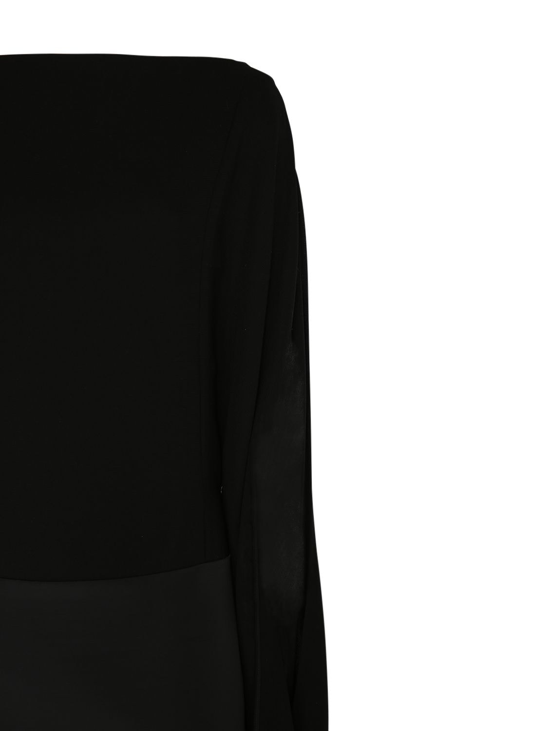 Shop Khaite Nanette Viscose Midi Dress In Black