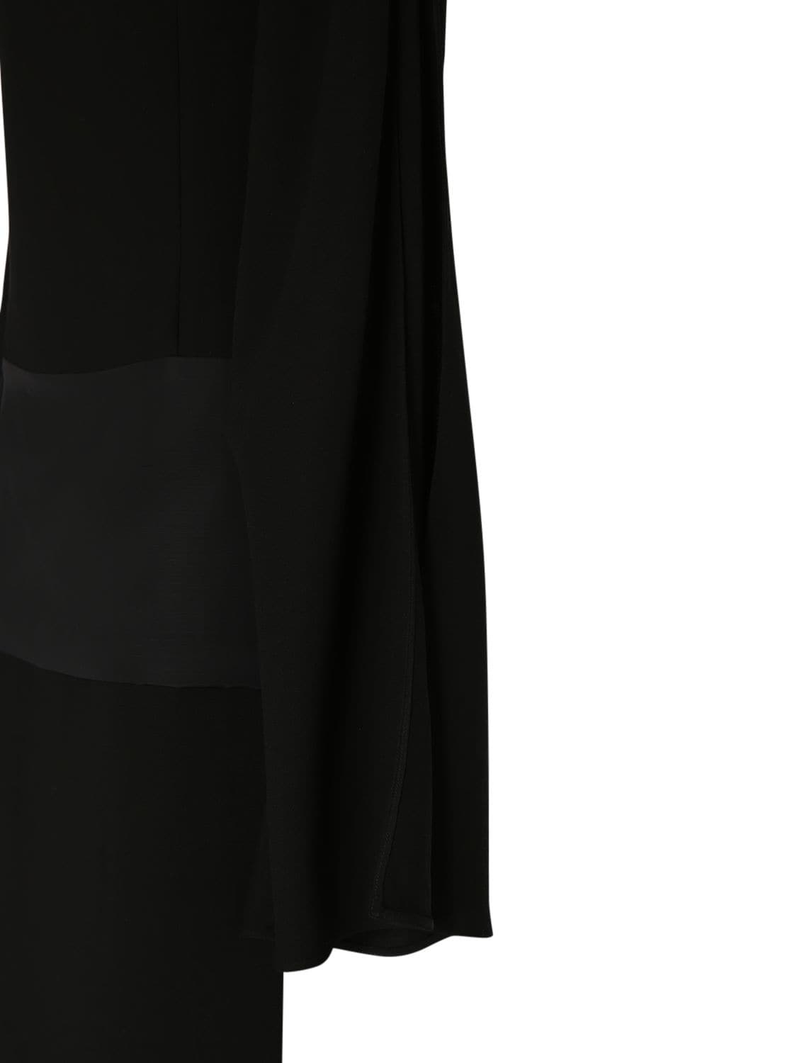 Shop Khaite Nanette Viscose Midi Dress In Black