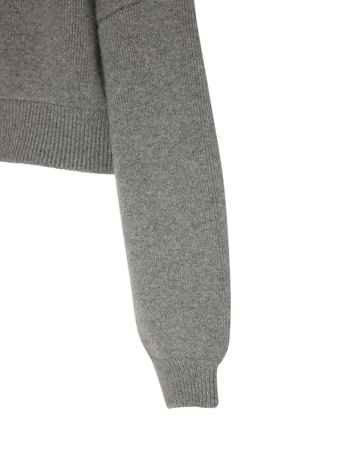 Shop Khaite Rhea Cashmere Cardigan In Grey