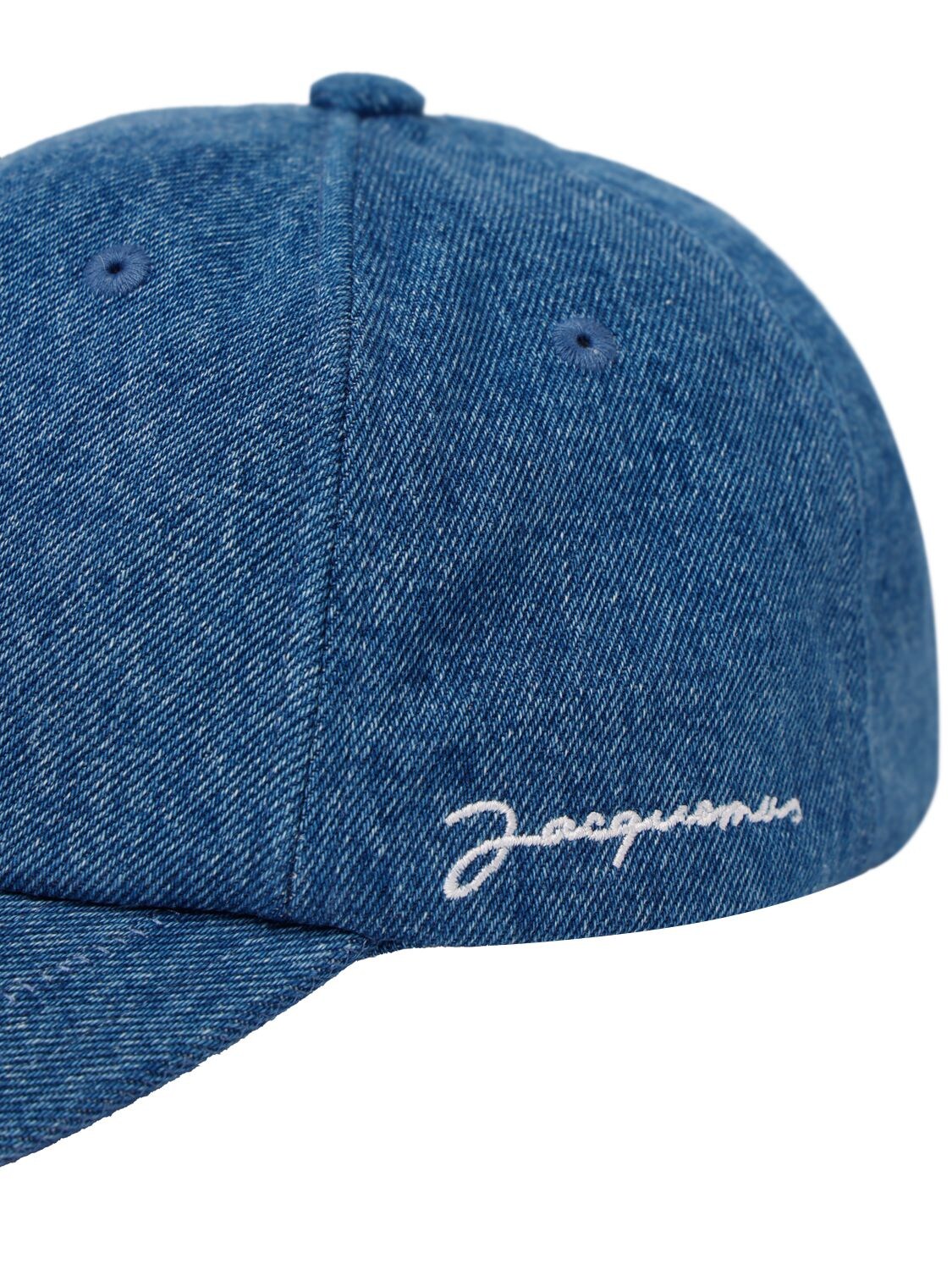Shop Jacquemus La Casquette  Cotton Hat In Blue