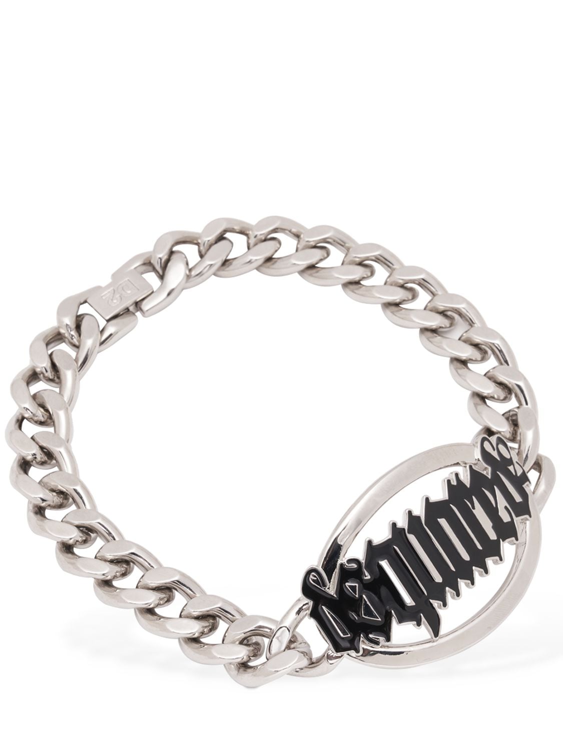 Shop Dsquared2 Gothic  Choker In Silver,black