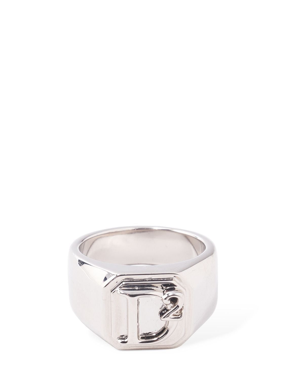 Dsquared2 D2 Statement Ring In Silver