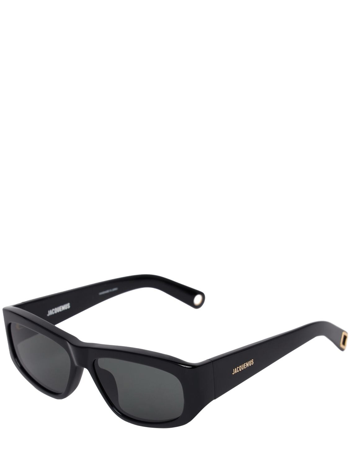 Shop Jacquemus Les Lunettes Pilota Sunglasses In Schwarz