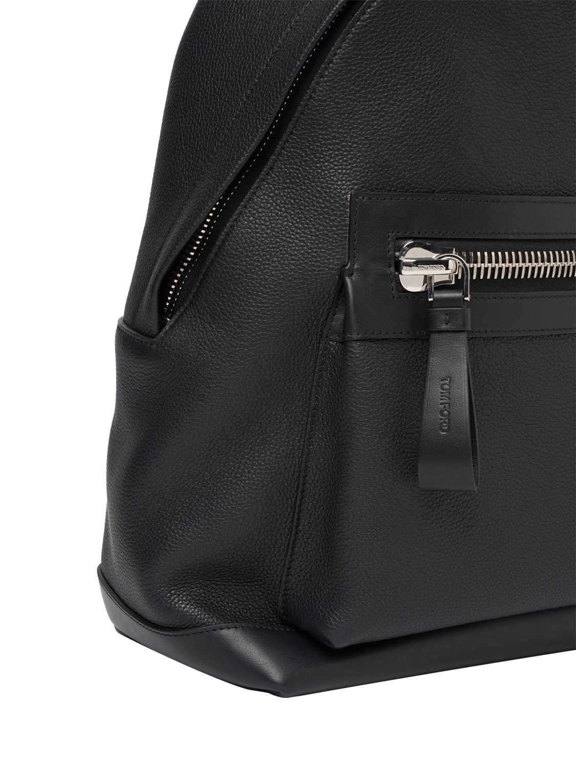 Shop Tom Ford Buckley Soft Grain Leather Backpack In Black
