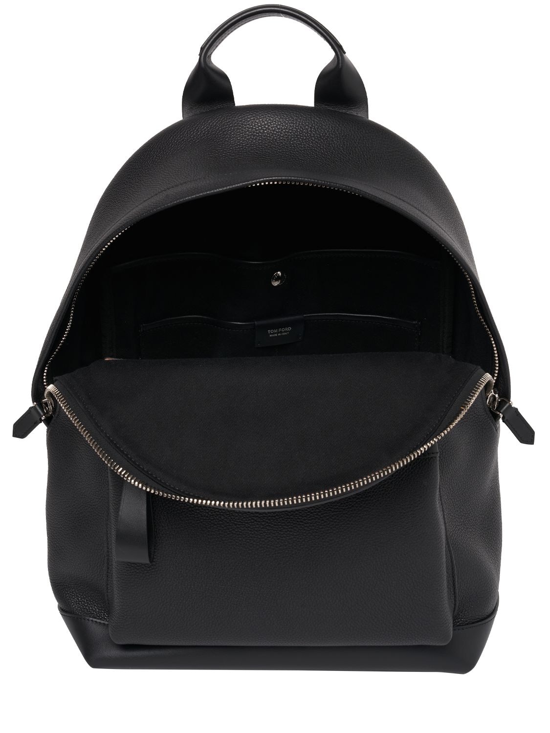Shop Tom Ford Buckley Soft Grain Leather Backpack In Black