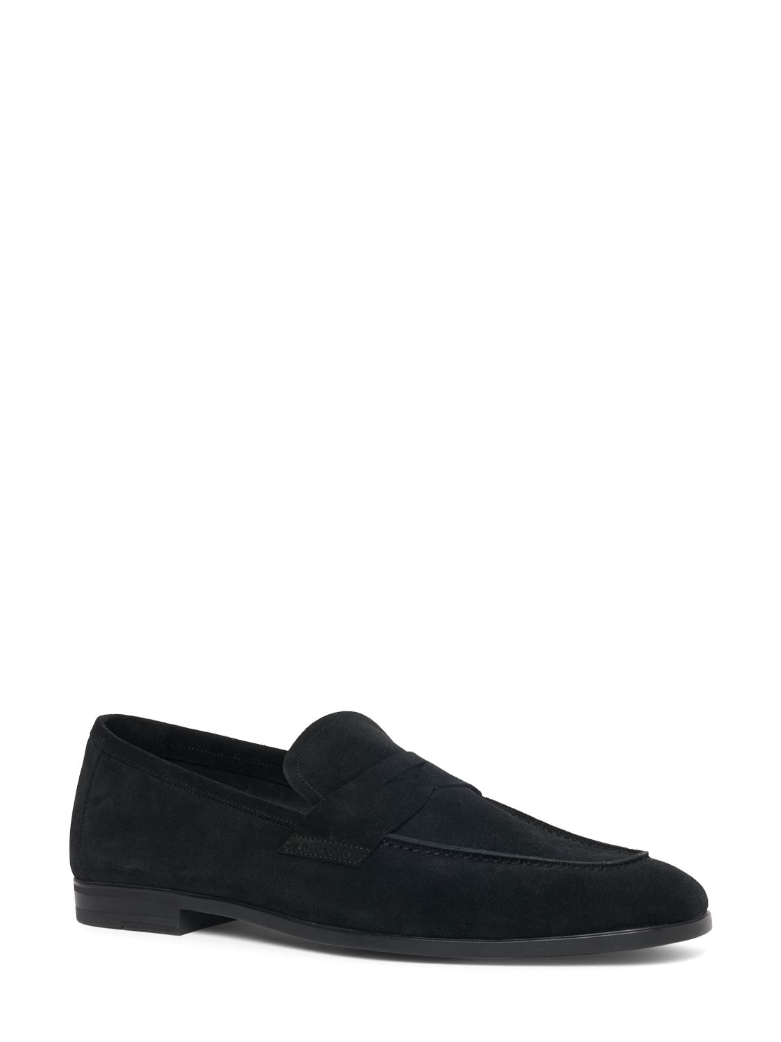 Shop Tom Ford Sean Penny Loafers In Black