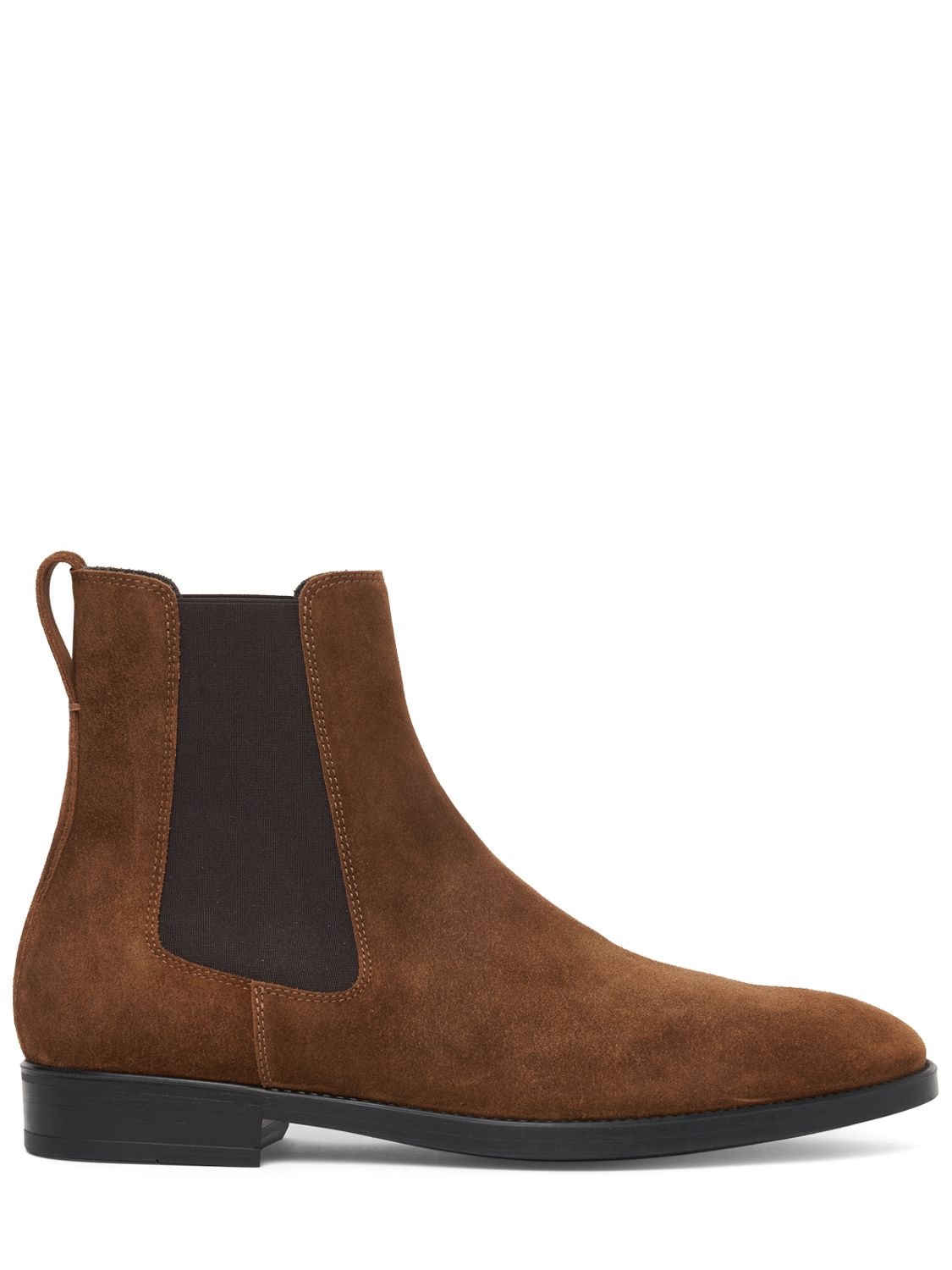 Tom Ford Dressing Gownrt Suede Ankle Boots In Tobacco