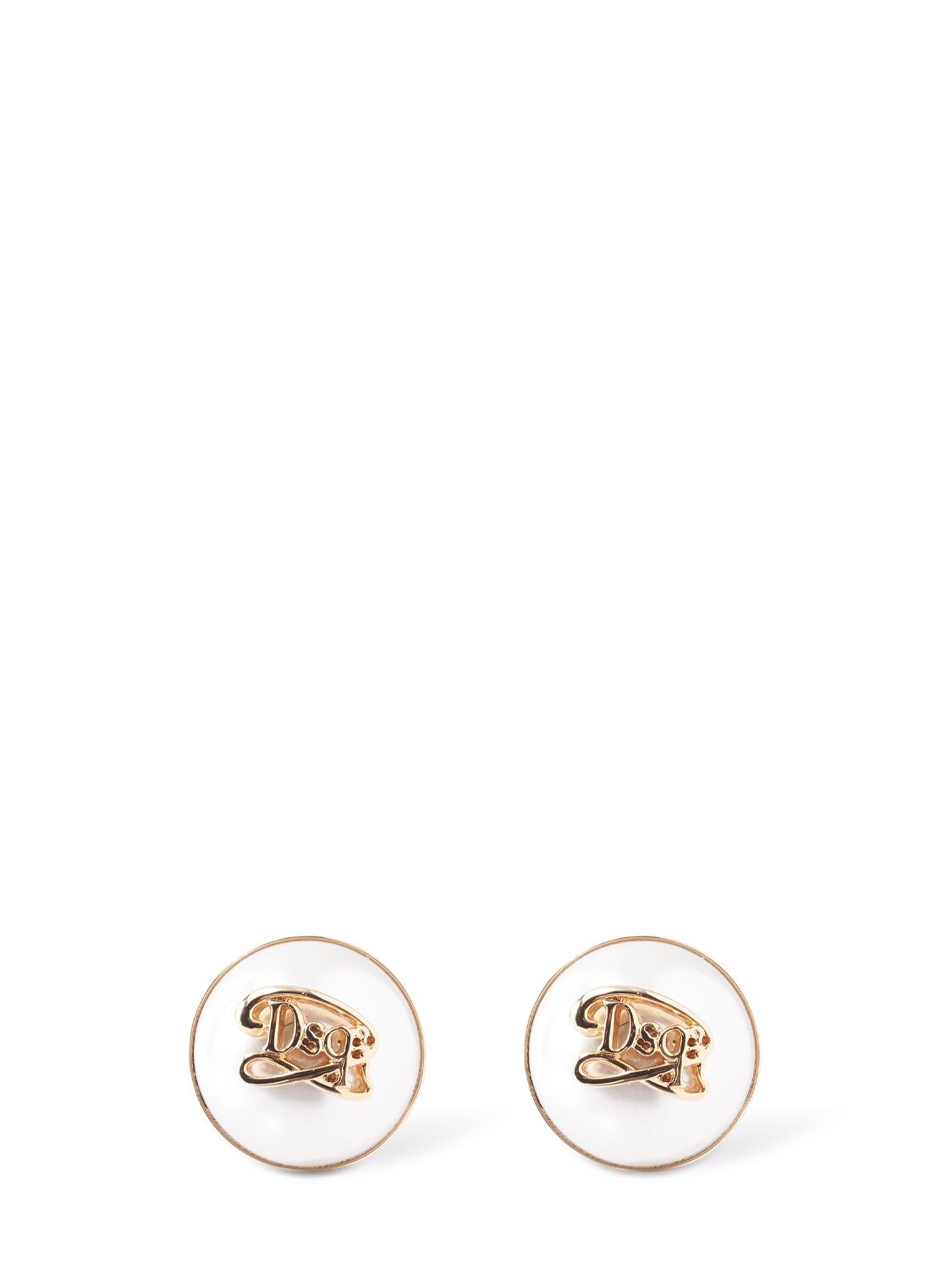 Image of Dsq2 Faux Pearl Clip-on Earrings