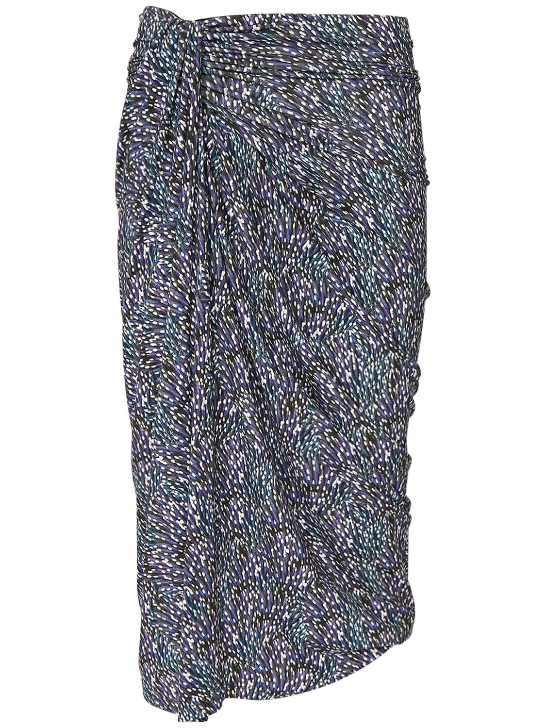 Image of Jeldia Printed Viscose Blend Midi Skirt