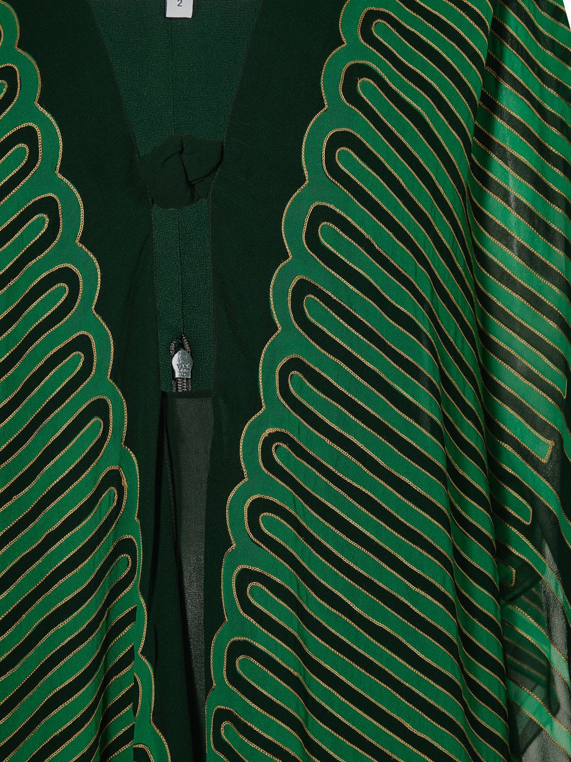 Shop Johanna Ortiz Tejiendo El Tropico Viscose Long Dress In Green