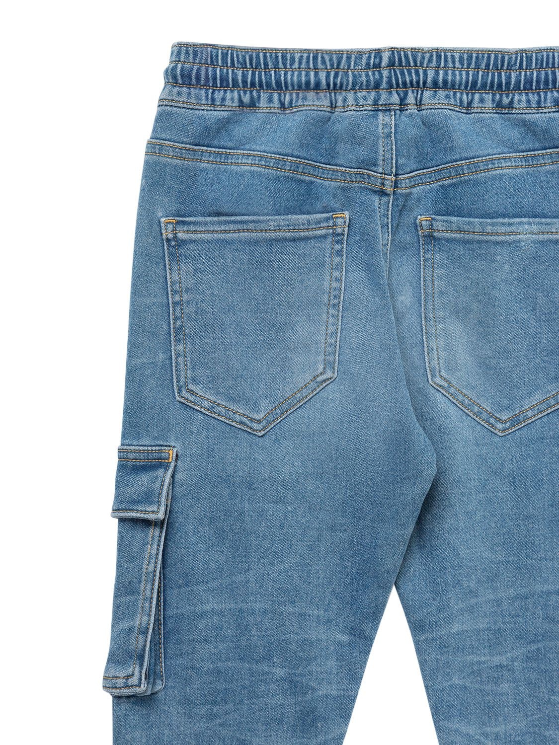 Shop Diesel Cotton Denim Jeans In Blue