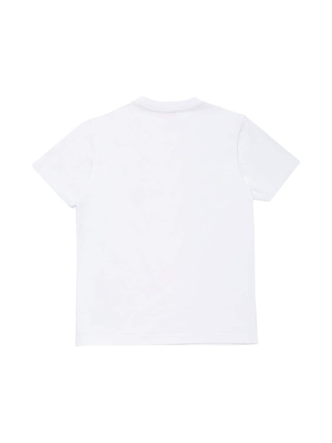 Shop Diesel Cotton Jersey T-shirt In White
