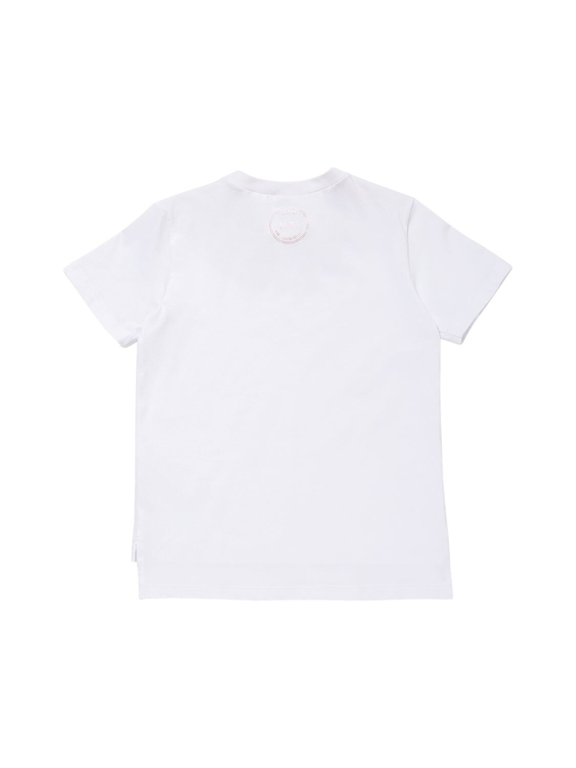 Shop N°21 Cotton T-shirt W/ Appliqué In White