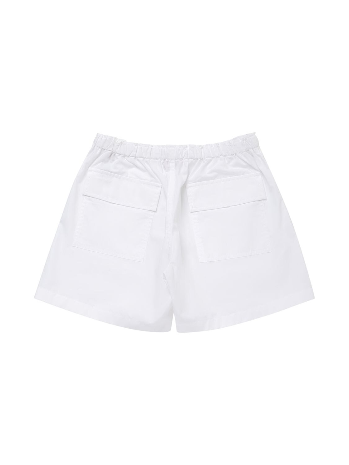 Shop N°21 Cotton Poplin Pocket Shorts In White