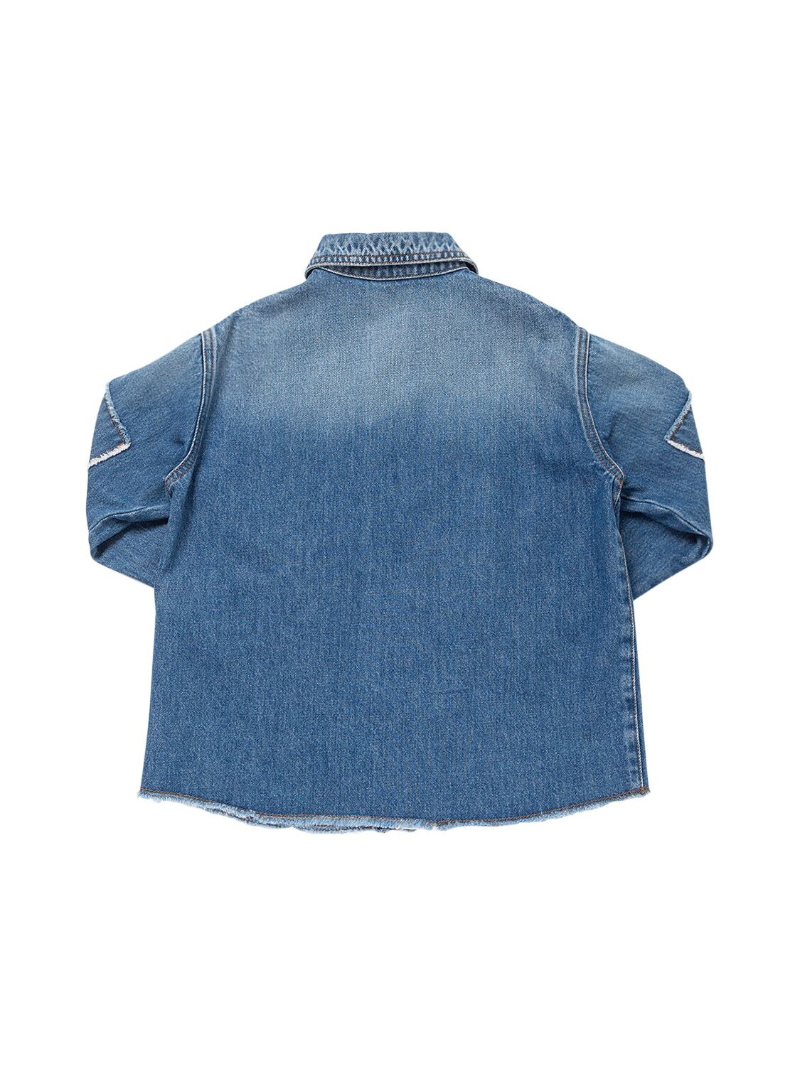 Shop N°21 Cotton Denim Jacket In Blue