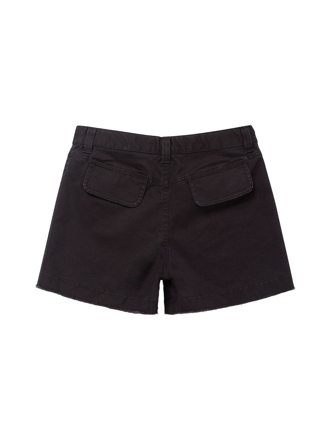Shop N°21 Cotton Blend Pocket Shorts In Black